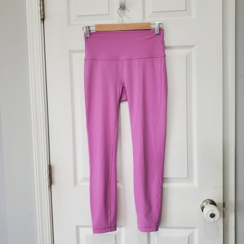 Lululemon Wunder Under High-Rise Tight 25" *Full-On Luxtreme Magenta Glow Size 6